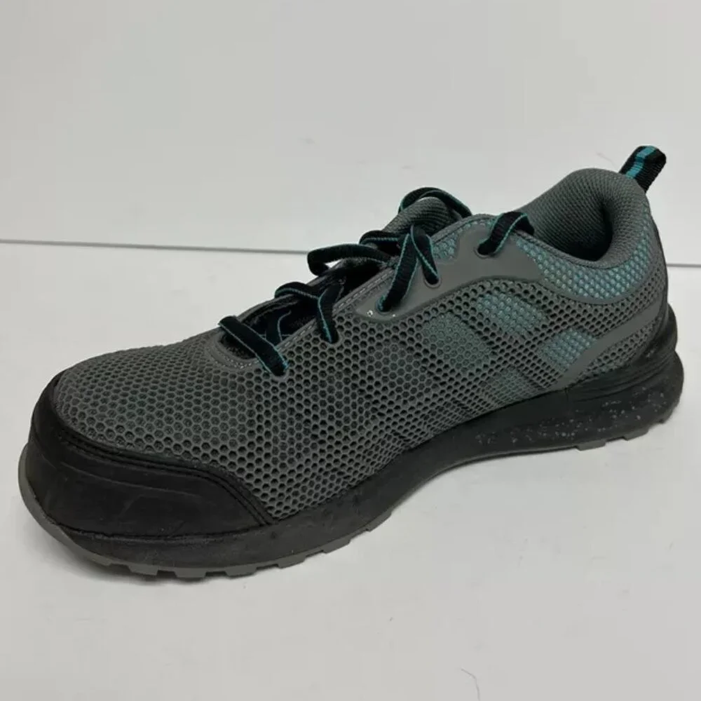 Skechers Womens Bulkin Lyndale Comp Toe Sneaker Gray Size 7.5 M